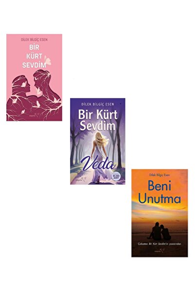 Müptela Yayınları Bir Kürt Sevdim 1-2- Beni Unutma) Dilek Bilgiç Esen 3 Kitaplık Full Set