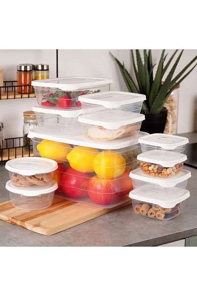 Orion Set of 11 casserole dishes with plastic lids