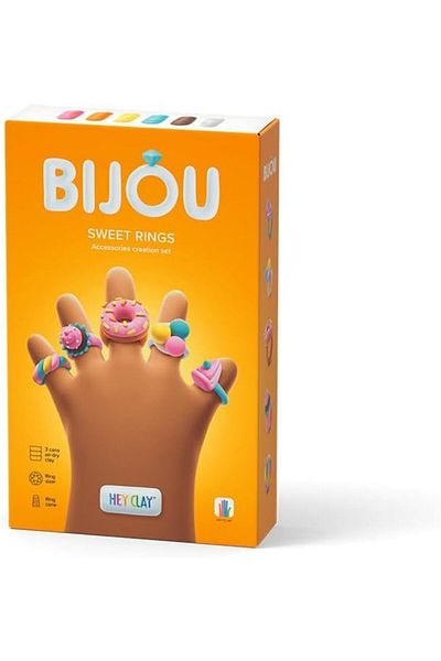 Hey Clay - Sweet Rings, series Bijou, 3 cans