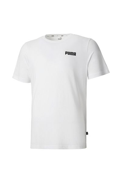Puma Mens Essentials Small Logo T-Shirt - White
