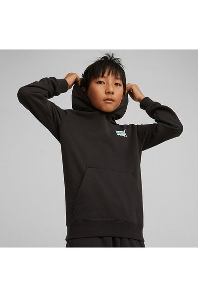 Puma Youth Boys Classics SUPER Hoodie Sweatshirt - Black