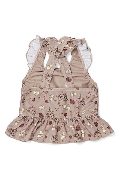 Nuuroo Costume de baie cu protecție UV SPF 50+ Sand Flower Bee, mărimea 86-92