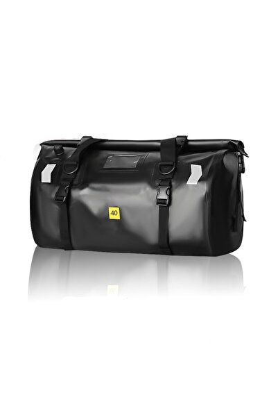 Choice 40L Black no logo Motorcycle Dry Bag Waterproof Reflective Tail Duffle...