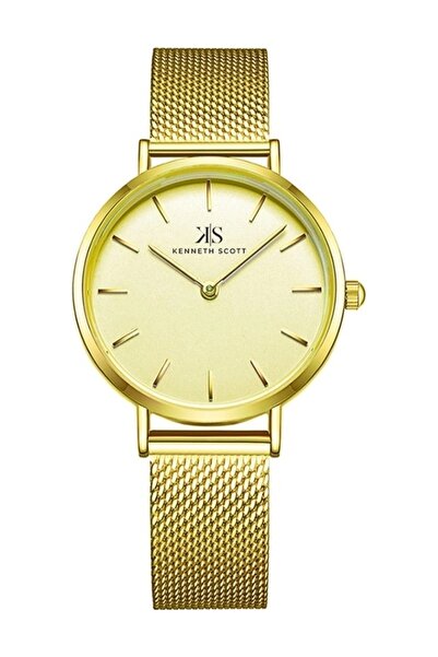 Kenneth Scott Kenneth Scott Women's Analog Beige Dial Watch - K22519-GMGC