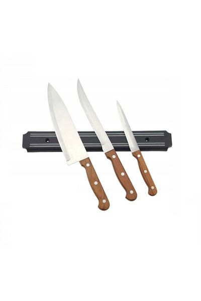 OEM Magnetic knife and scissors holder, 33 cm x 4.8 cm, black