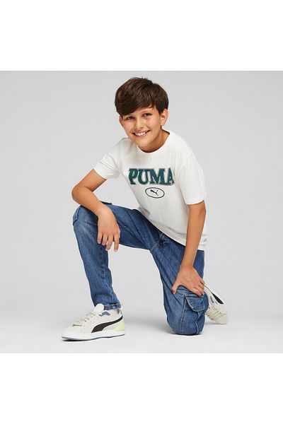 Puma Youth Boys SQUAD T-Shirt - White