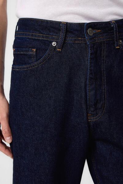 Antioch Dark Blue High Waist Regular Fit Men's Jeans