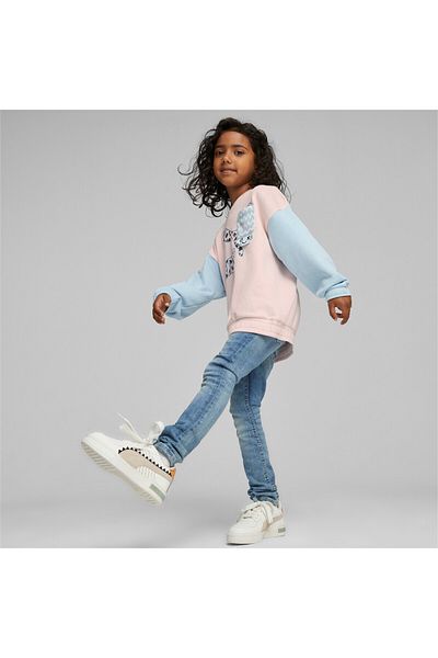 Puma Kids Classics Mix Match Sweatshirt - Pink