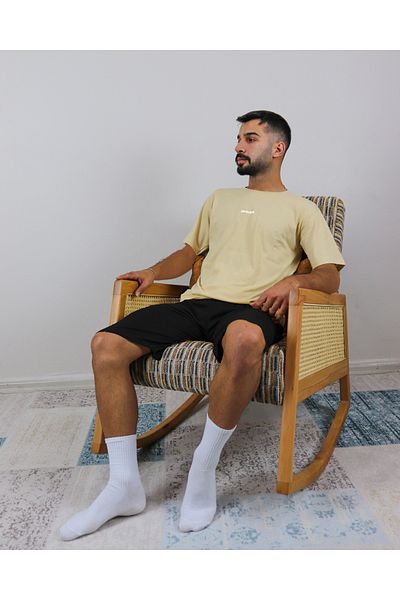 Ayans Pijama 100% Cotton Combed Cotton Summer Capri Unisex Pajama Set