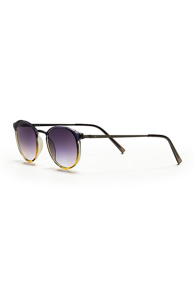 EYE OF HORUS Citrine-2362 C13 Gray/Yellow Acetate Unisex Sunglasses