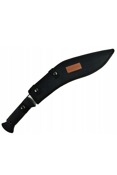 Foxter Kukri machete knife, 45 cm, steel and rubberized ABS, sheath included