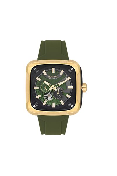 Quantum QUANTUM Men's Automatic Dark Green Dial Watch - QMG1135.175