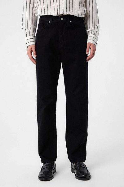 Antioch Black High Waist Regular Fit Men's Jeans