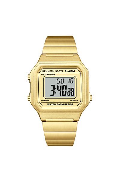 Kenneth Scott Women's Digital Champagne Dial Watch - K25705-GBGC