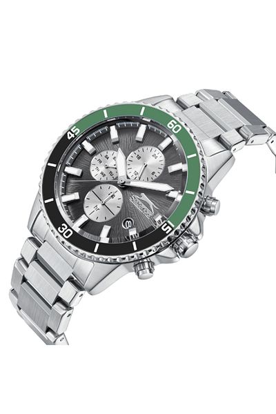 Slazenger Men's Multi Function Grey Dial Watch - SL.9.2410.2.03