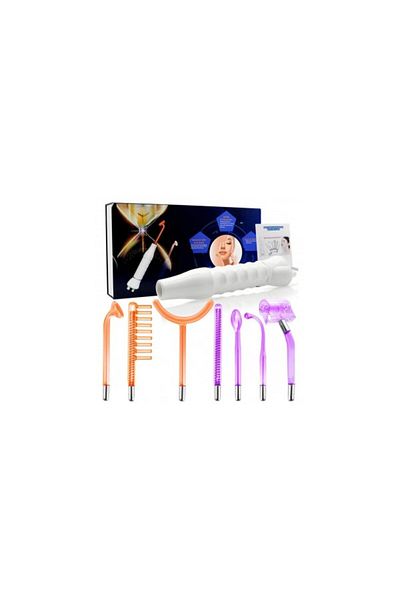 TotulPerfect Cosmetic Electroderm Device, Professional Facial Biostimulation Lifting, 7 Heads Glow