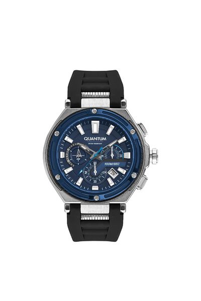 Quantum QUANTUM Men's Chronograph Blue Dial Watch - HNG1010.391