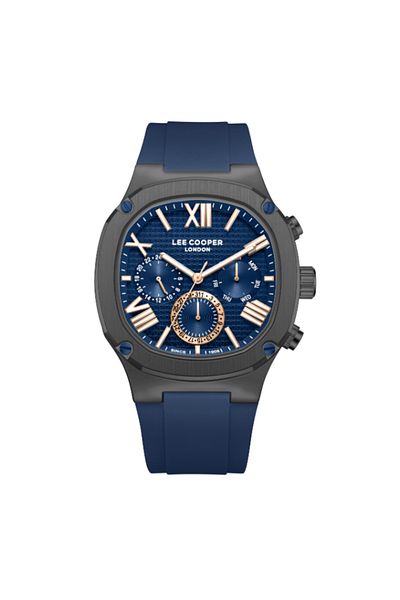 Lee Cooper Lee Cooper Men's Multi Function Dark Blue Dial Watch - LC08150.099