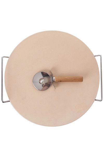 Orion Orion pizza slicer tray set, Stone, 33 cm