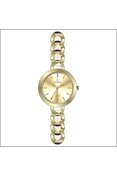 Raymond Rym-211707 Stainless Steel - 2 Years Warranty -Raymond Women's Wristwatch