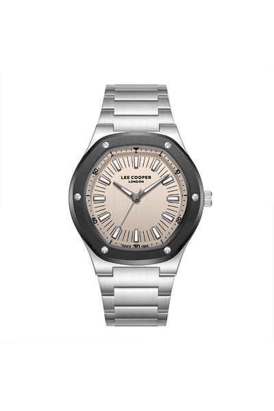 Lee Cooper Men's Analog Beige Dial Watch - LC08145.070