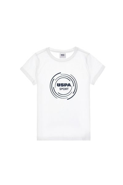 U.S. Polo Assn. Μπλουζάκι με λευκό λαιμόκοψη για αγόρι 50300377-vr013