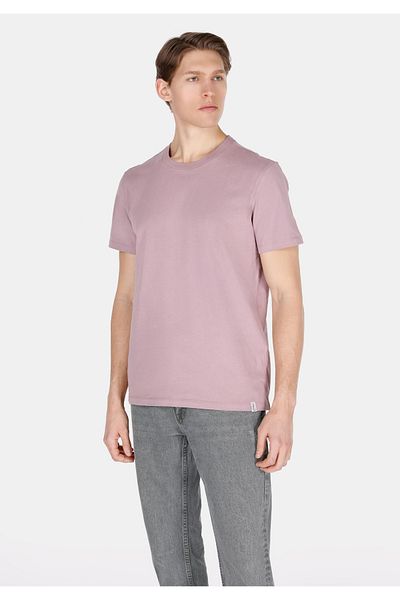 Colin's Regular Fit Round Neck Plain Men's Pink Short Sleeve T-Shirt