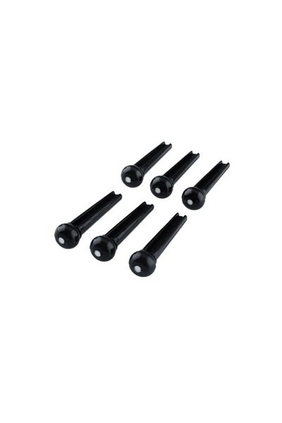 swilex Guitar Accessory Acoustic Pin Black 6 Pieces GATPA6BK
