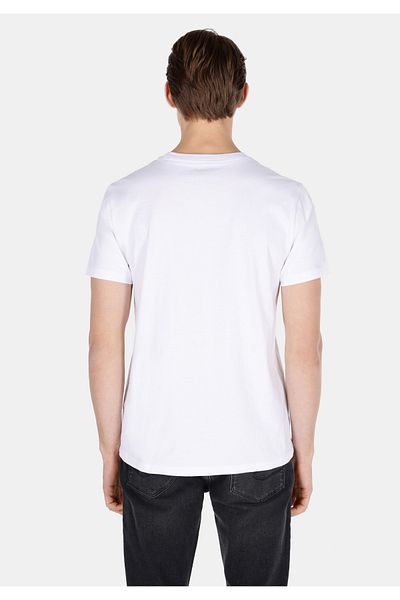 Colin's Regular Fit Round Neck Plain Men's White Short Sleeve T-Shirt