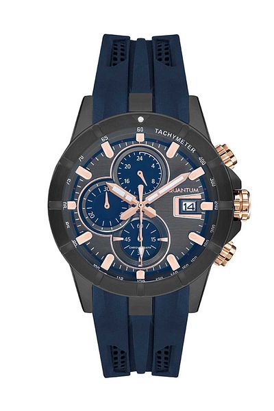 Quantum Quantum Men's Chronograph Grey Dial Watch - HNG893.069