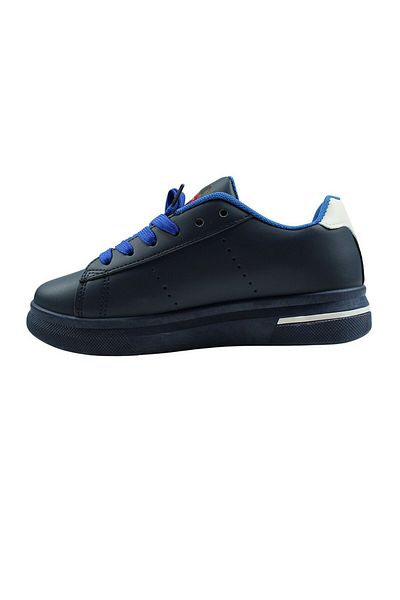 Lee Cooper Pantofi sport din piele ecologica cu detalii holografice, albastru, marimea 37, NA, Lee Cooper