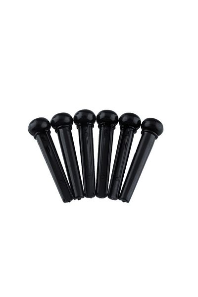 swilex Guitar Accessory Acoustic Pin Black 6 Pieces GATPA6BK