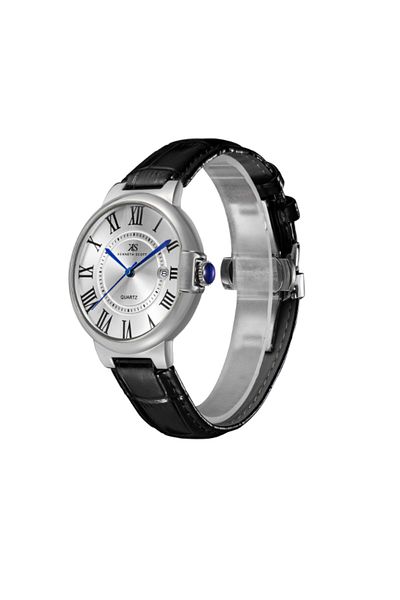 Kenneth Scott Men's Analog White Dial Watch - K23053-SLBW