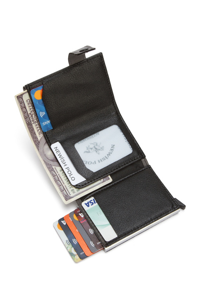 Newish Чоловічий гаманець з механізмом для монет і карт