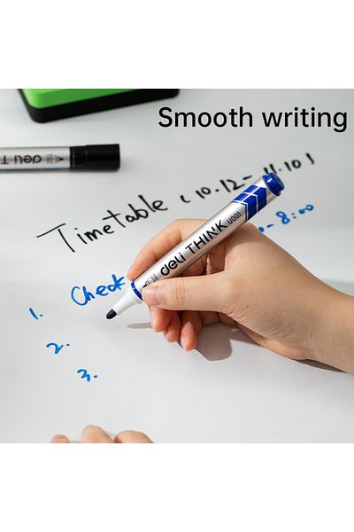 Deli Whiteboard Kit (Eraser + 2 Markers) Deli