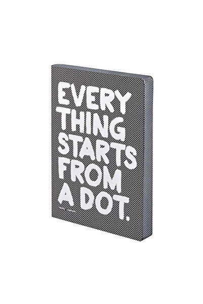 NUUNA Graphic L A5 Everything Starts From A Dot Noktalı Defter