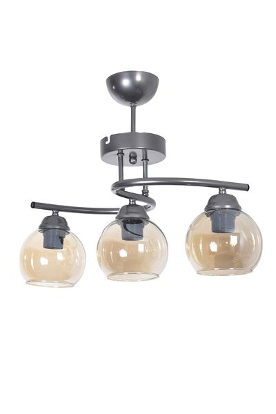 Modavize Fuji Modern 3-Piece Color Glass Chandelier - Living Room and Bedroom Decorative Set