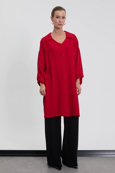 MELIDIA Newcarmen Button Detailed Tunic