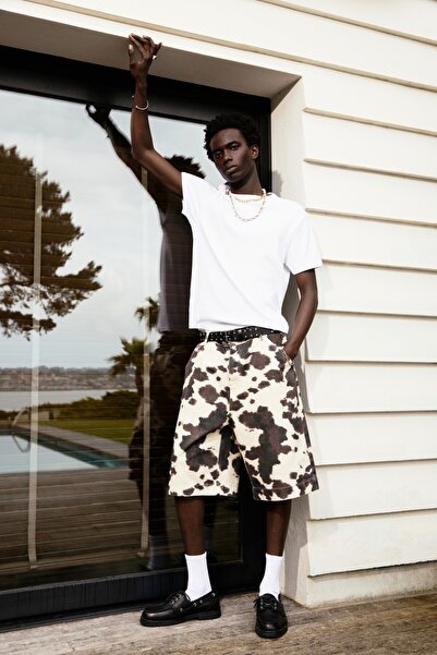 Pull & Bear Fitilli kısa kollu t-shirt