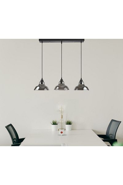 Modavize Dilberay Luxury Living Room - Bedroom and Kitchen Modern 3-Piece Chandelier Set - Smoked