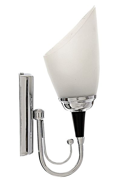 Modavize 2001 Living Room - Kitchen - Cafe Chrome Modern Decorative Glass Sconce