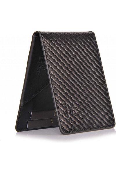 DONBOLSO Men's Wallet, Genuine Leather, Dark Brown, 108 X 85 Mm