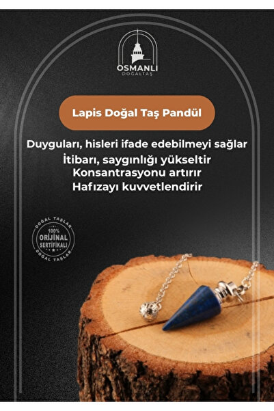 OSMANLI DOĞAL TAŞ باندول اللازورد الطبيعي - معتمد