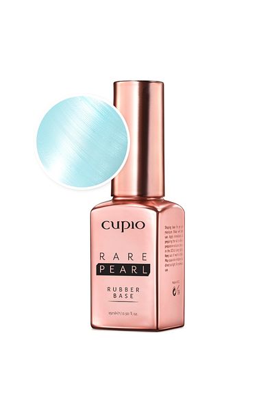 Cupio Rubber Base Rare Pearl - Coral Blue 15ml