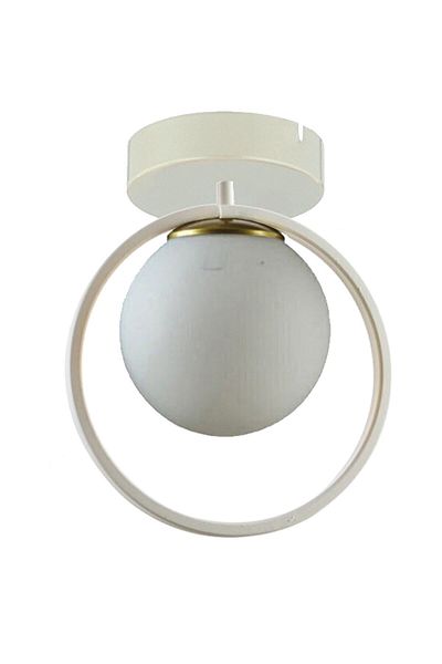 Modavize Fairy Metal Ring - White Single Chandelier - Kitchen and Bedroom