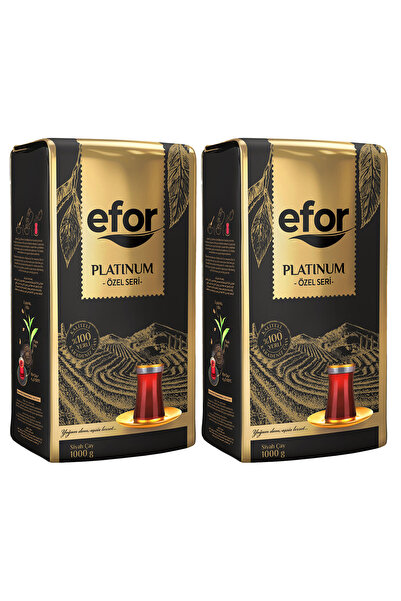 Efor Çay Efor Platinum Özel Seri Dökme Çay 1kg. 2'li Set