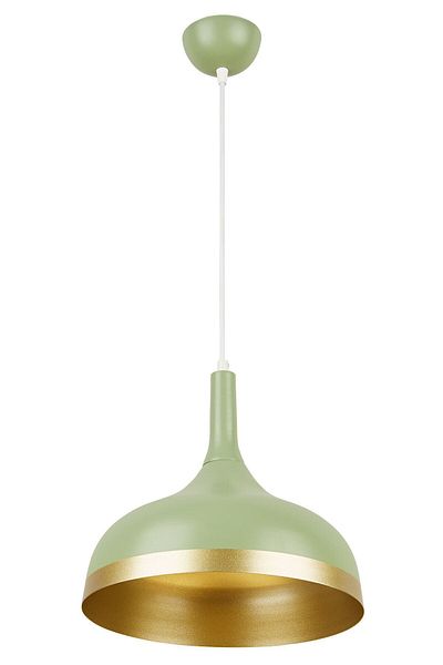 Modavize Cosmos Green-Gold Chandelier - Modern Decorative Cafe-Kitchen Pendant Lamp, Single