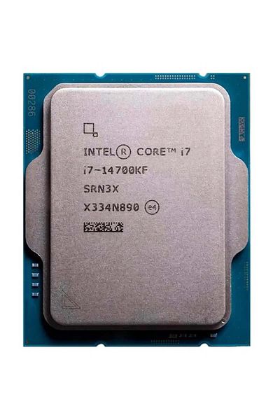 Intel معالج Core i7 14700KF بسرعة 3.4 جيجاهرتز (الحد الأقصى 5.60 جيجاهرتز) 20 نواة 33 ميجابايت ذاكرة مؤقتة L3 1700 مغلف بدون مروحة