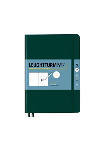 Leuchtturm1917 Medium (A5) 112 pages 150 gsm Sketchbook Eskiz Defteri - Forest Green 370355