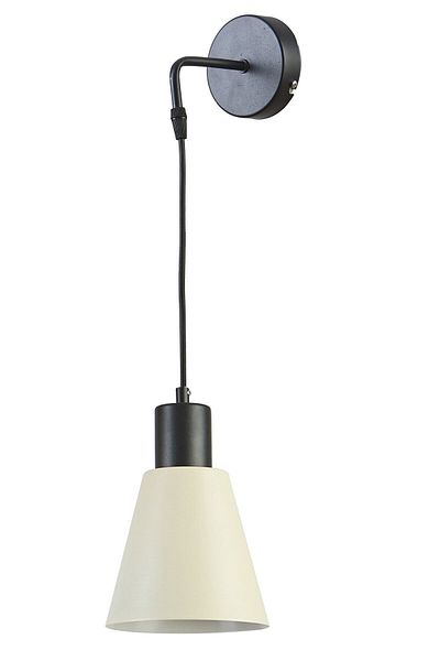 Modavize Trend Modern Design Living Room - Kitchen - Cafe Metal Cream Color Single Sconce
